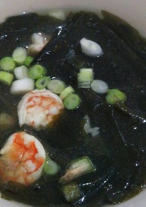 Foto resep Soup Rumput Laut