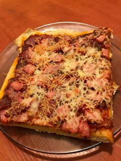 Gyors tepsis pizza recept fotója