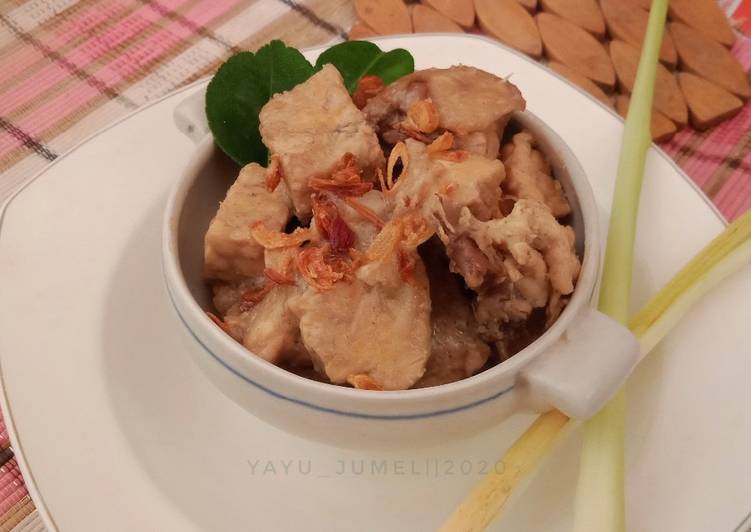 Terik ayam + tempe