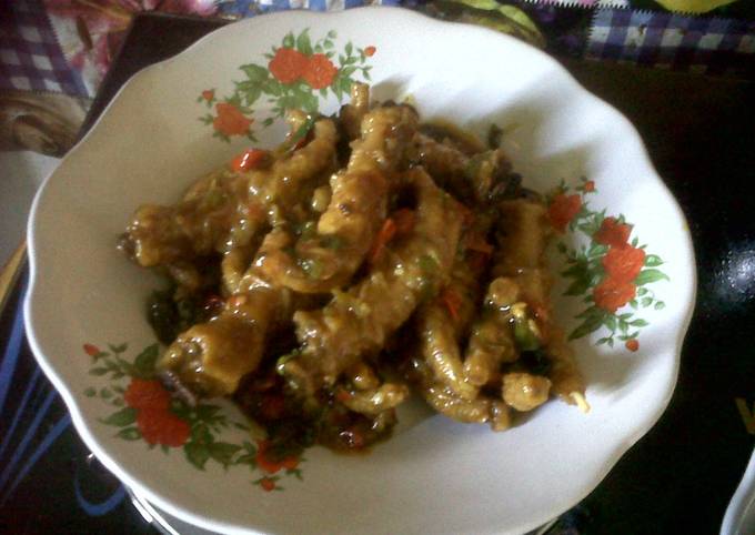 Resep Ceker Gendut Pedas Manis Oleh Winda K Cookpad