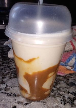 Una foto de Batido de banana💣💣💣
