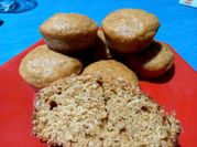 Una foto de budín integral de mandarinas