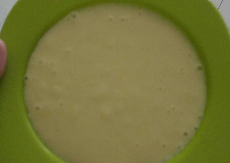 Resep: MPASI 7m+ bubur sawi putih, tempe, telur, kentang, wortel yang Lezat