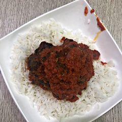 A picture of Goat Meat Stew.
