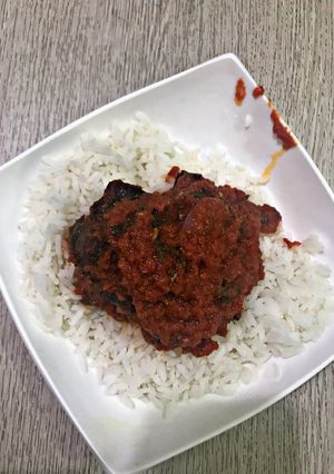 A picture of Goat Meat Stew.