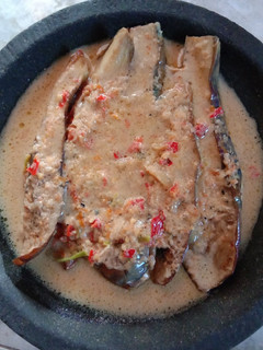 Foto resep Pecak Terong kuah santan 'pedas