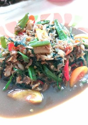Foto resep Cah Kangkung Udang Rebon