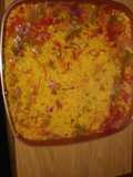 Arroz amarillo con vegetales