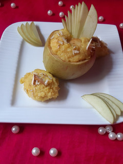 एप्पल पुडिंग (apple pudding recipe in marathi) रेसिपी चे मुख्य फोटो