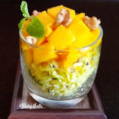 A picture of Mango Poha.