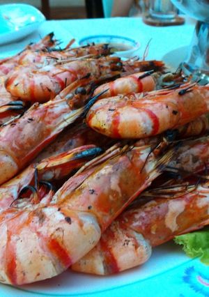 รูปของ กุ้งลายเสือเผา จิ้มแซ่ปเฟ่อร์