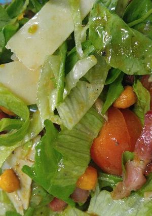 Una foto de Ensalada de rúcula