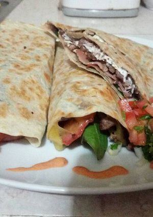 Una foto de Burritos de asada