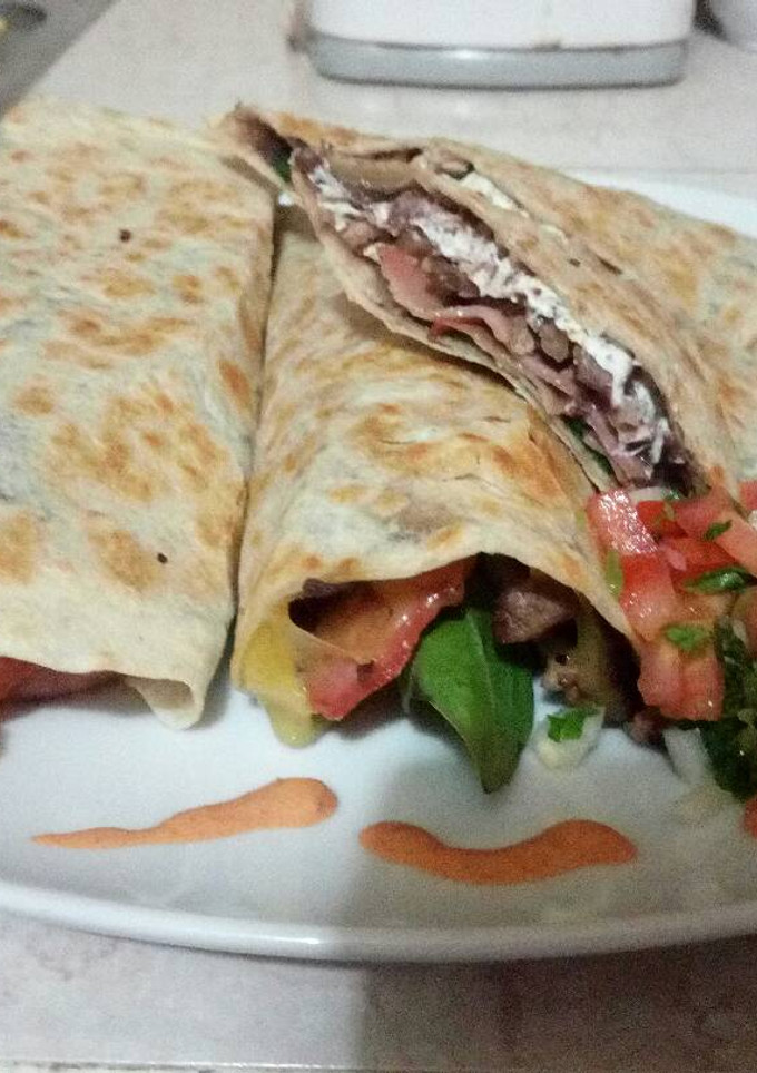Una foto de Burritos de asada