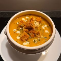 A picture of Roasted Butternut Squash Soup.