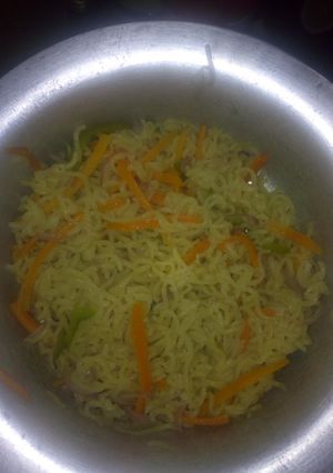 A picture of Vegetable noodles.