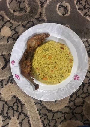 Jollof din shinkafa me kayan lambu ainihin hoton girkin