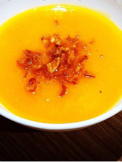 Una foto de Crema de calabaza