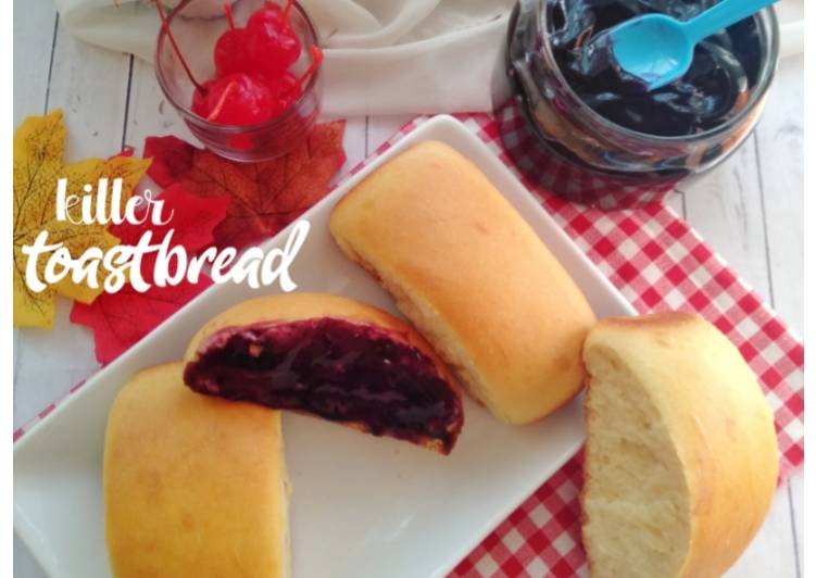 Resep: saat makan malamKiller Toast Bread (1x proofing)
