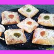 Pastelitos de hojaldre rellenos de crema pastelera