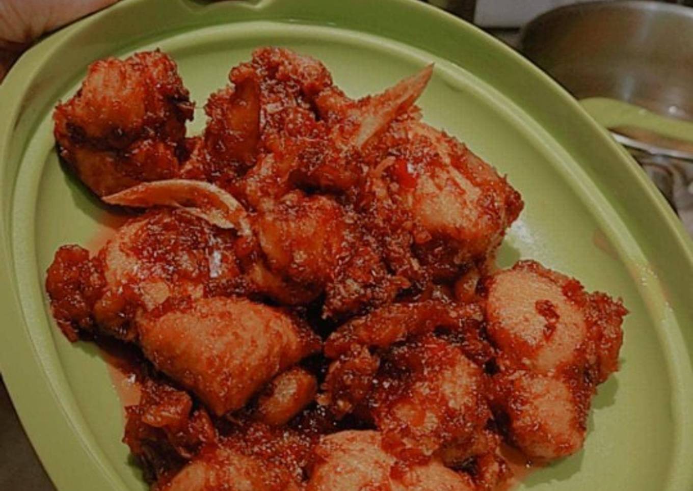 Ayam goreng pedas manis syedapp