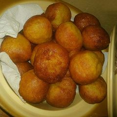 A picture of Milky puff puff.