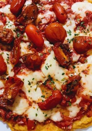 Una foto de Pizza de batata