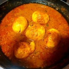 Restaurant style egg curry A picture of Restaurant style egg curry.