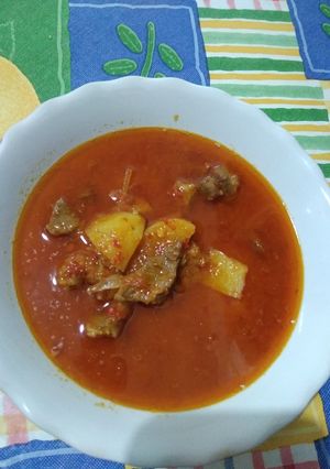 Foto resep Sambal goreng kambing