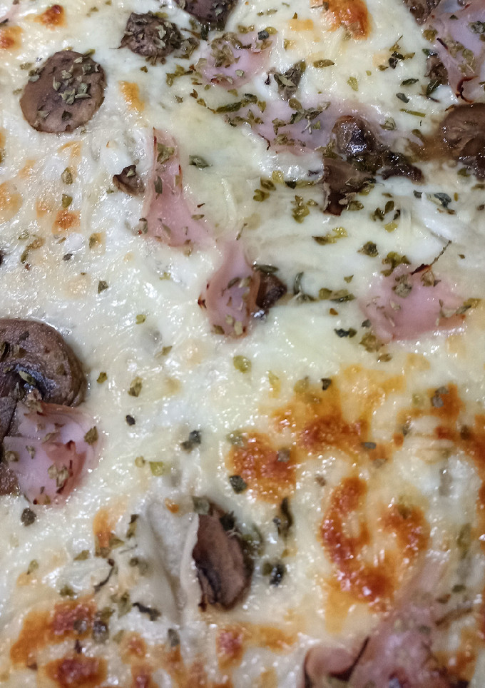 Una foto de Pizza Bianca