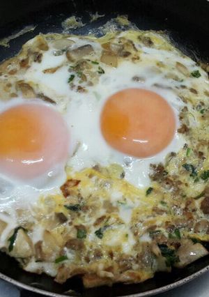 صورة لوصفة بيض وفطر