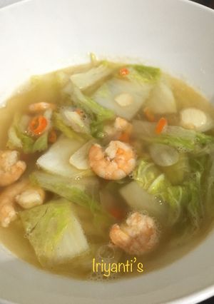 Foto resep Tumis Sawi Putih Dengan Udang