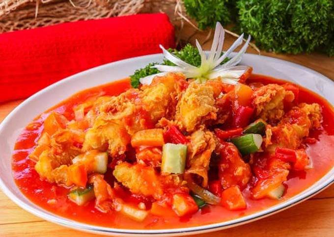 Resep Kakap Crispy Bumbu Tomat