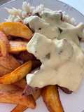 Bife ao molho mostarda
