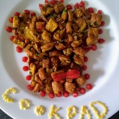Spicy Bread poha A picture of Spicy Bread poha.