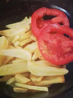 A picture of Simple Homemade Fries #throwbackthursdayone.