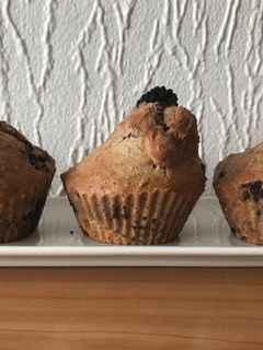 Una foto de Muffins de moras