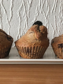 Una foto de Muffins de moras