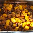 Ternera con patatas al horno