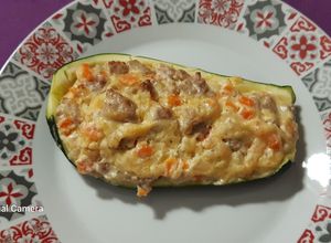 Foto principal de Calabacín relleno de pollo y mascarpone