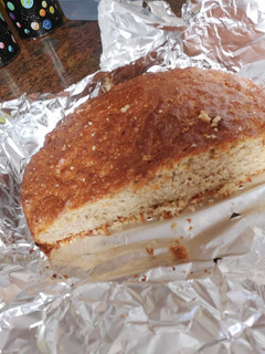A picture of The best banana bread you'll ever make.