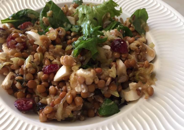 Ensalada de lentejas facilísima