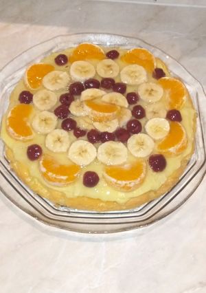 Cukormentes gyümölcstorta recept fotója