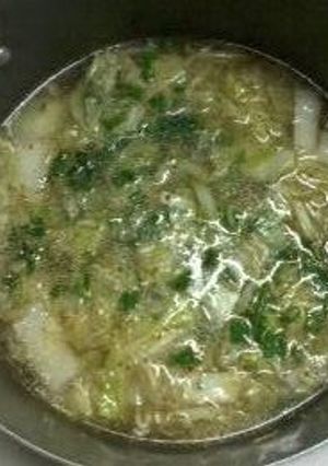 Hình của món Canh cải thảo.