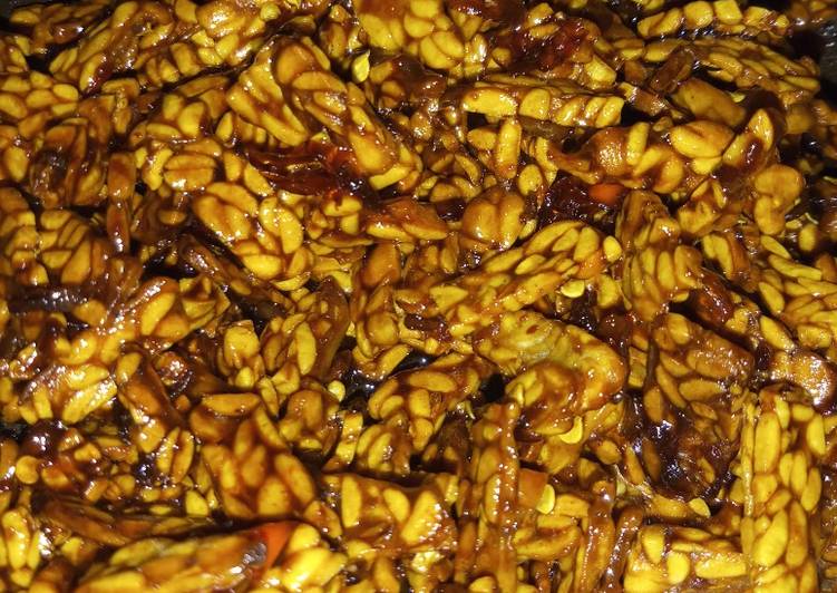 Orek Tempe Kering Bumbu Iris (Sederhana)