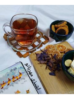 عکسی از دستور دمنوش گل گاوزبان و ورقه لیمو