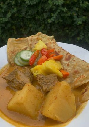 Foto resep Roti Cane Gulai Sapi Khas Pontianak
