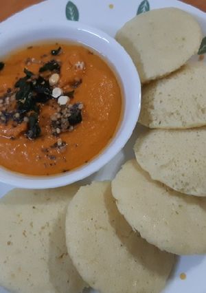 A picture of Yellow Mungdal Idli (No Rice Idli).