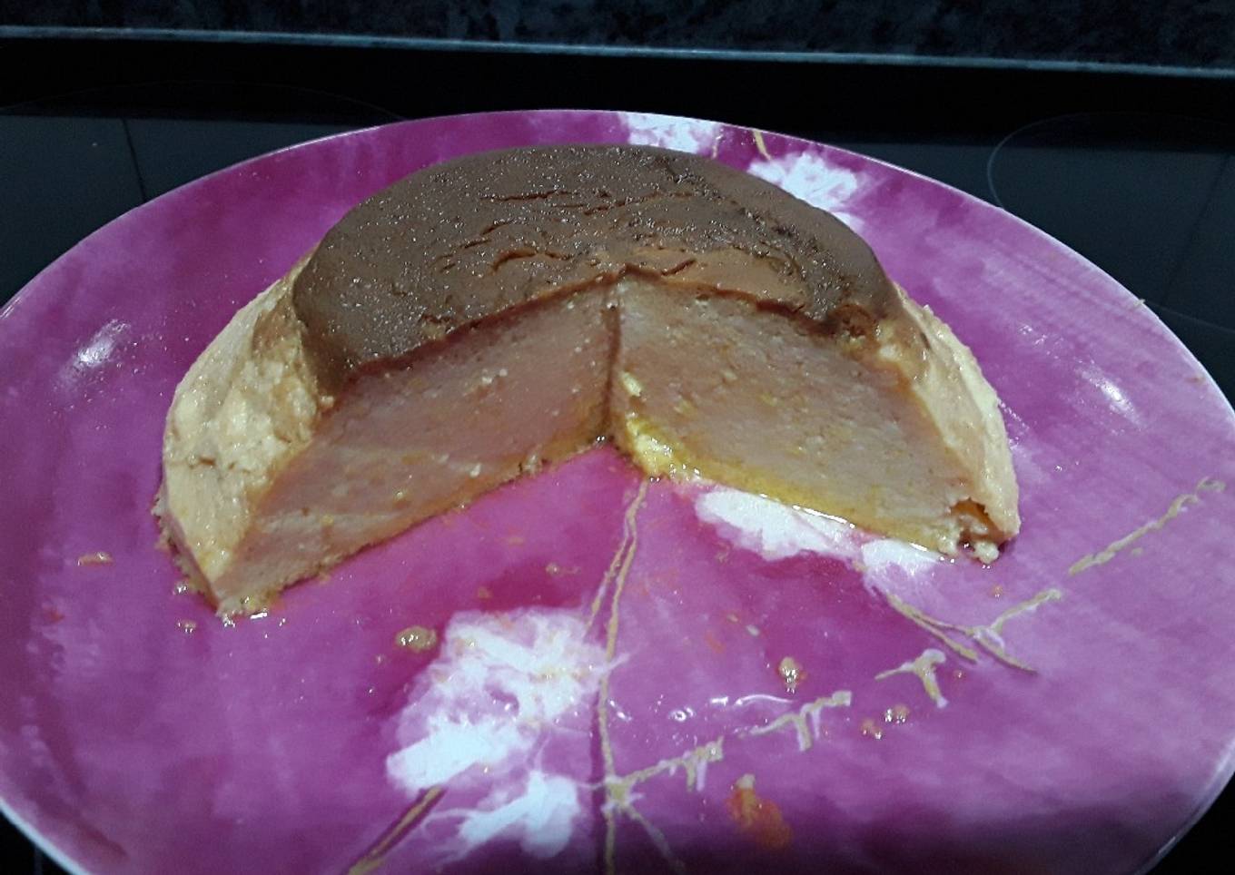 Flan de calabaza en olla express