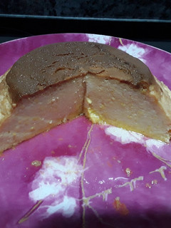 Una foto de Flan de calabaza en olla express